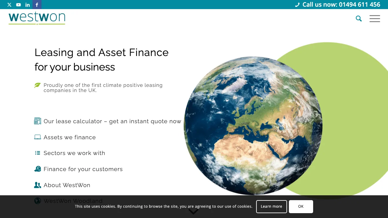 WestWon Limited website preview