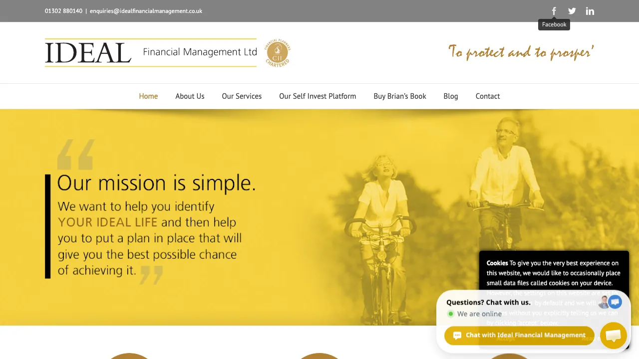 Ideal Financial Management Ltd website preview