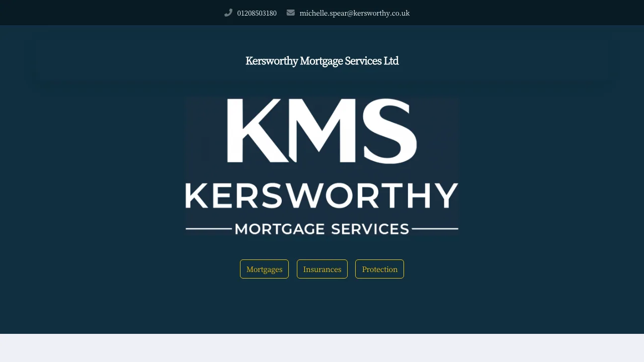 Kersworthy Mortgage Services Ltd website preview