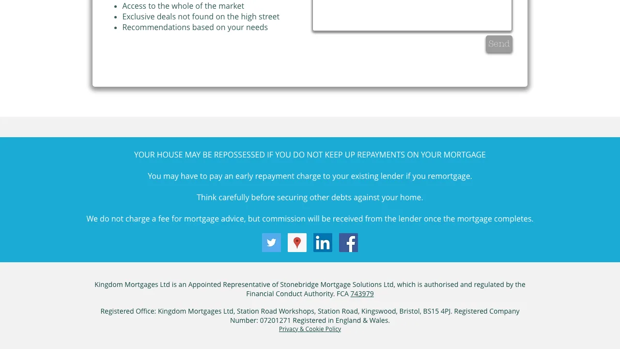 Kingdom Mortgages website preview