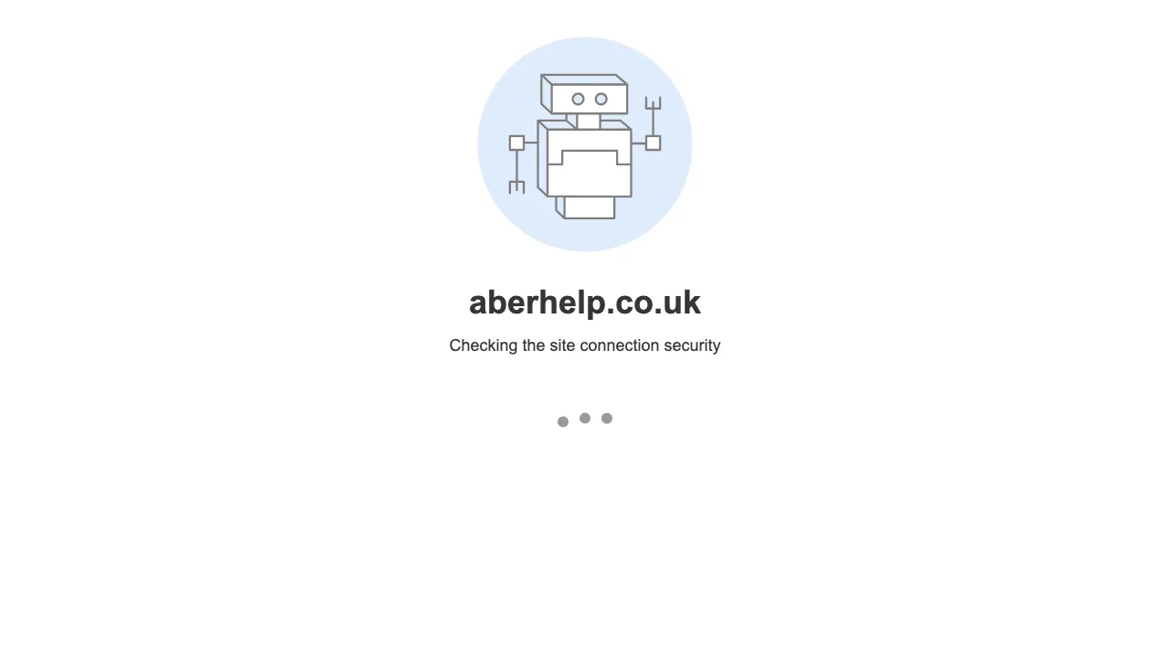 AberHelp website preview