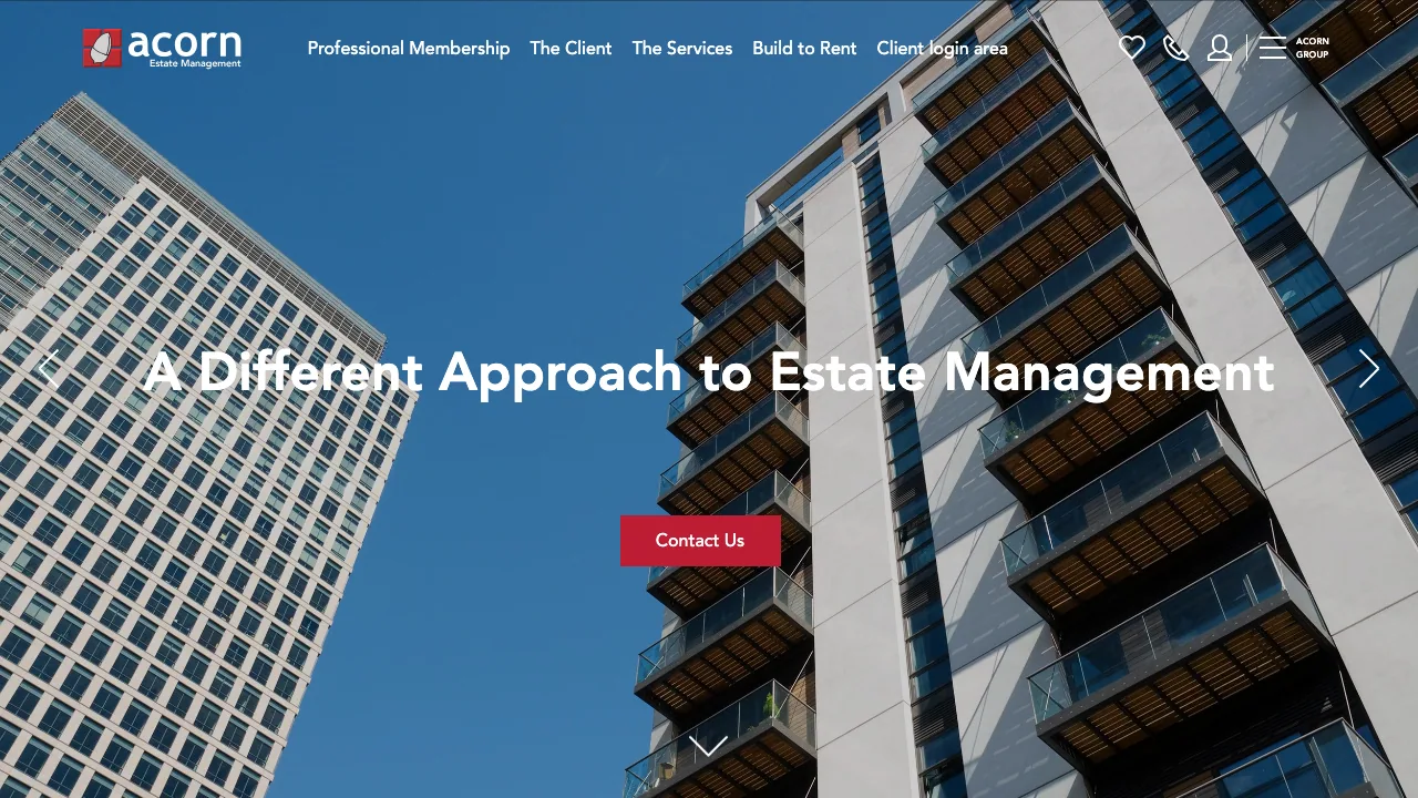 Acorn Estate Management website preview