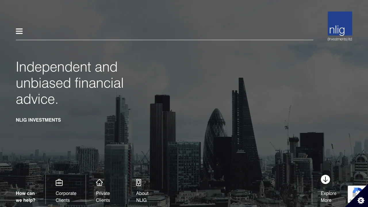 NLIG (Investments) Ltd website preview