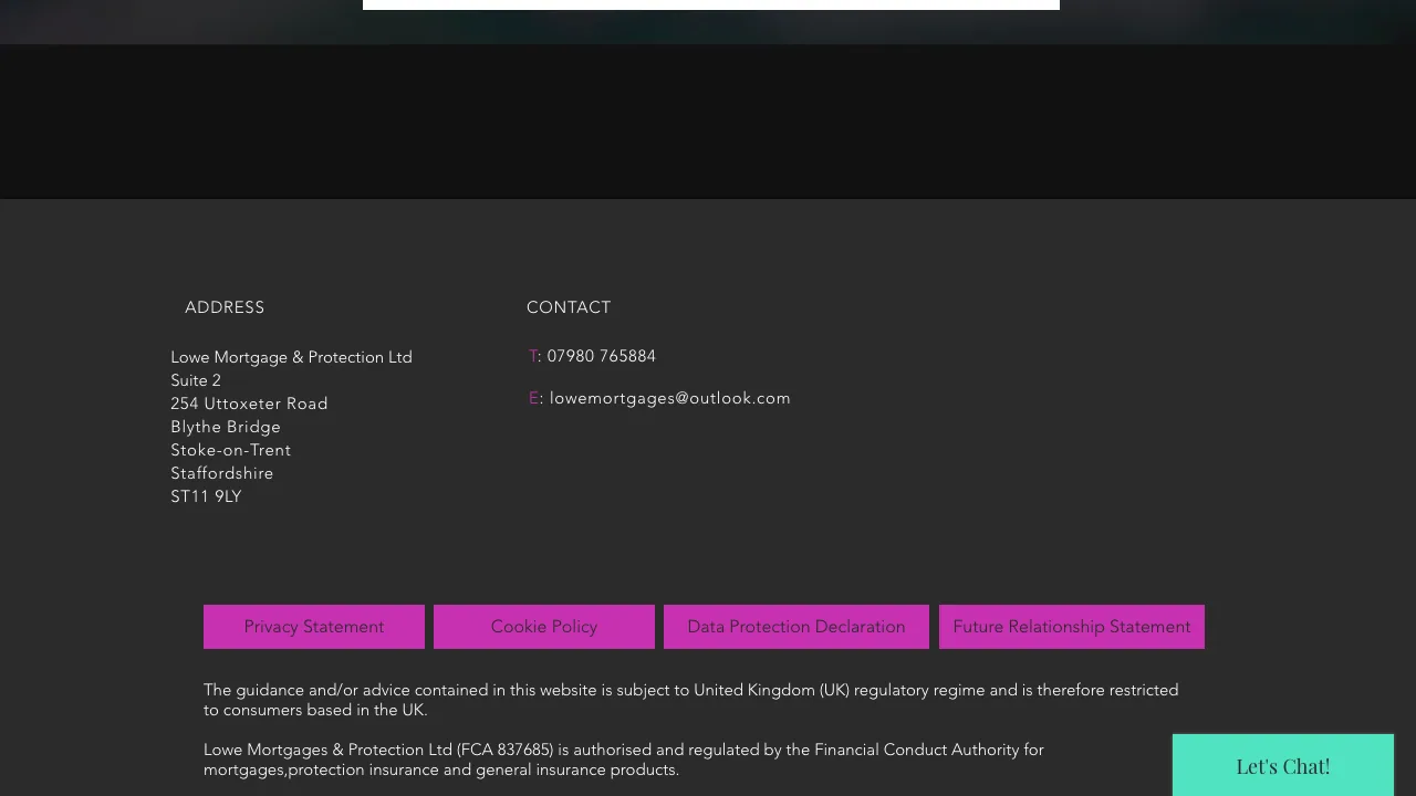 Lowe Mortgages & Protection Ltd website preview