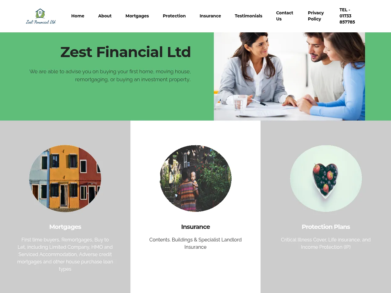 Zest Financial Ltd website preview