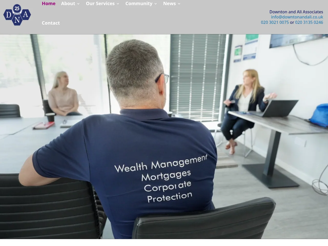 Downton & Ali Associates website preview