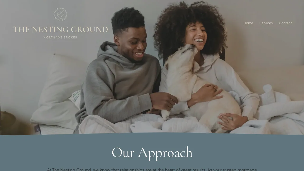 The Nesting Ground Ltd website preview