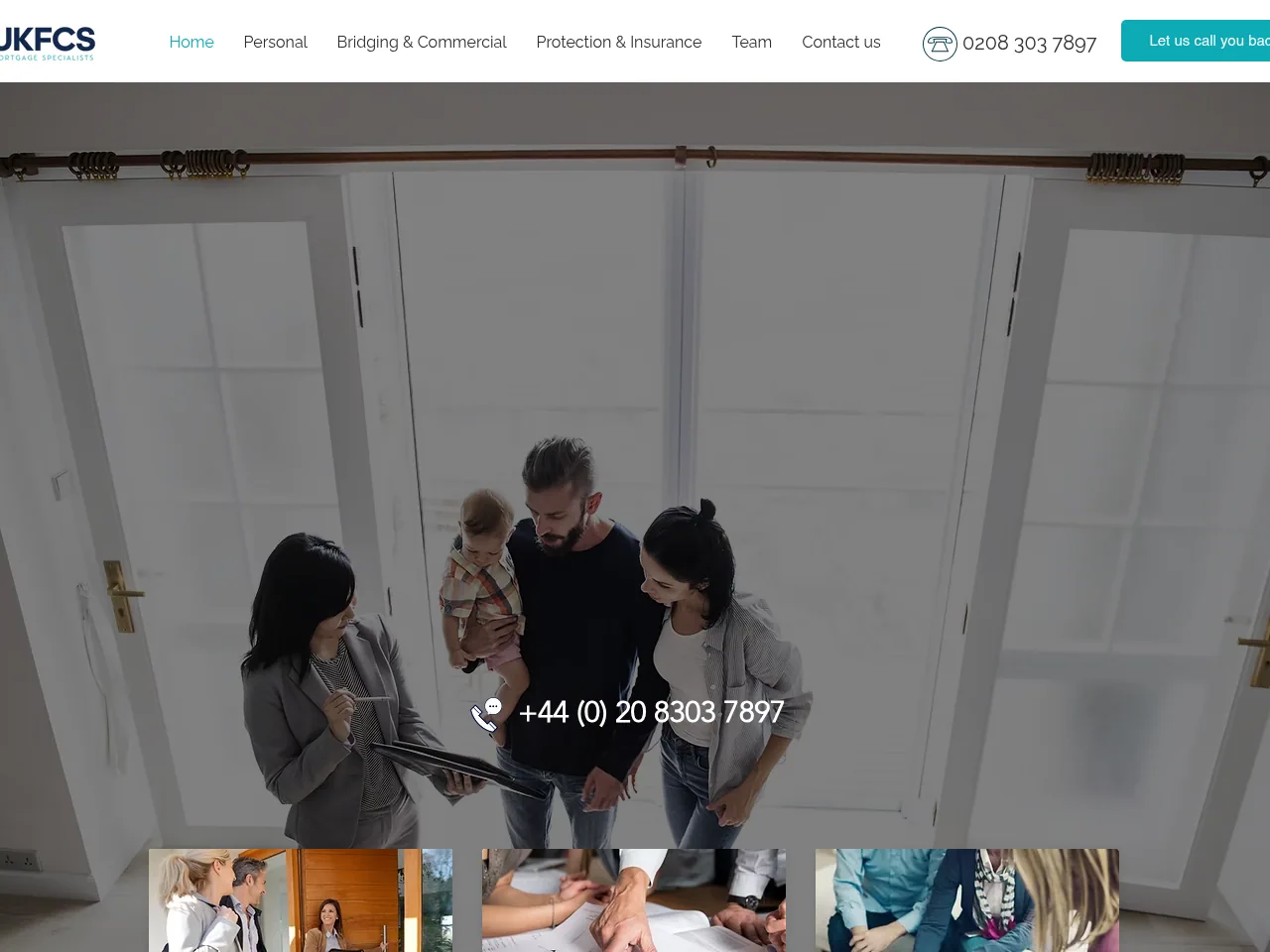 UKFCS Mortgage Specialists website preview