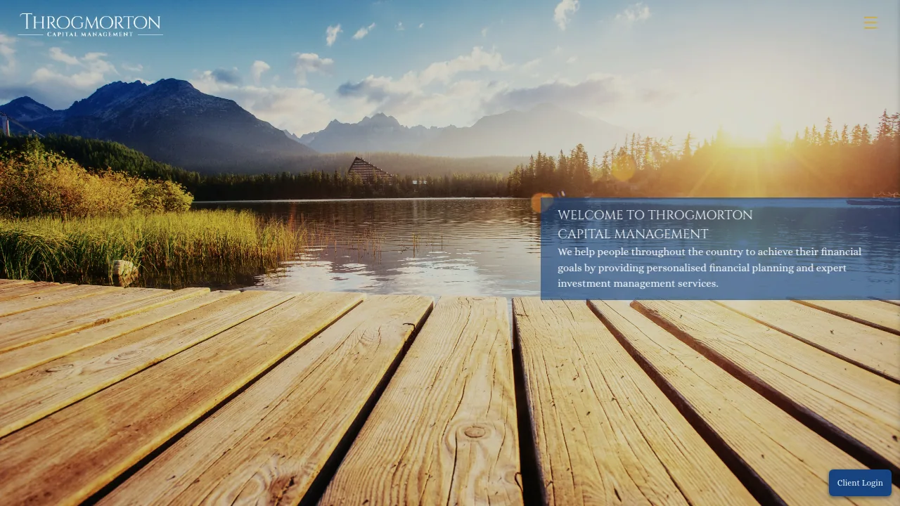 Throgmorton Capital Management website preview