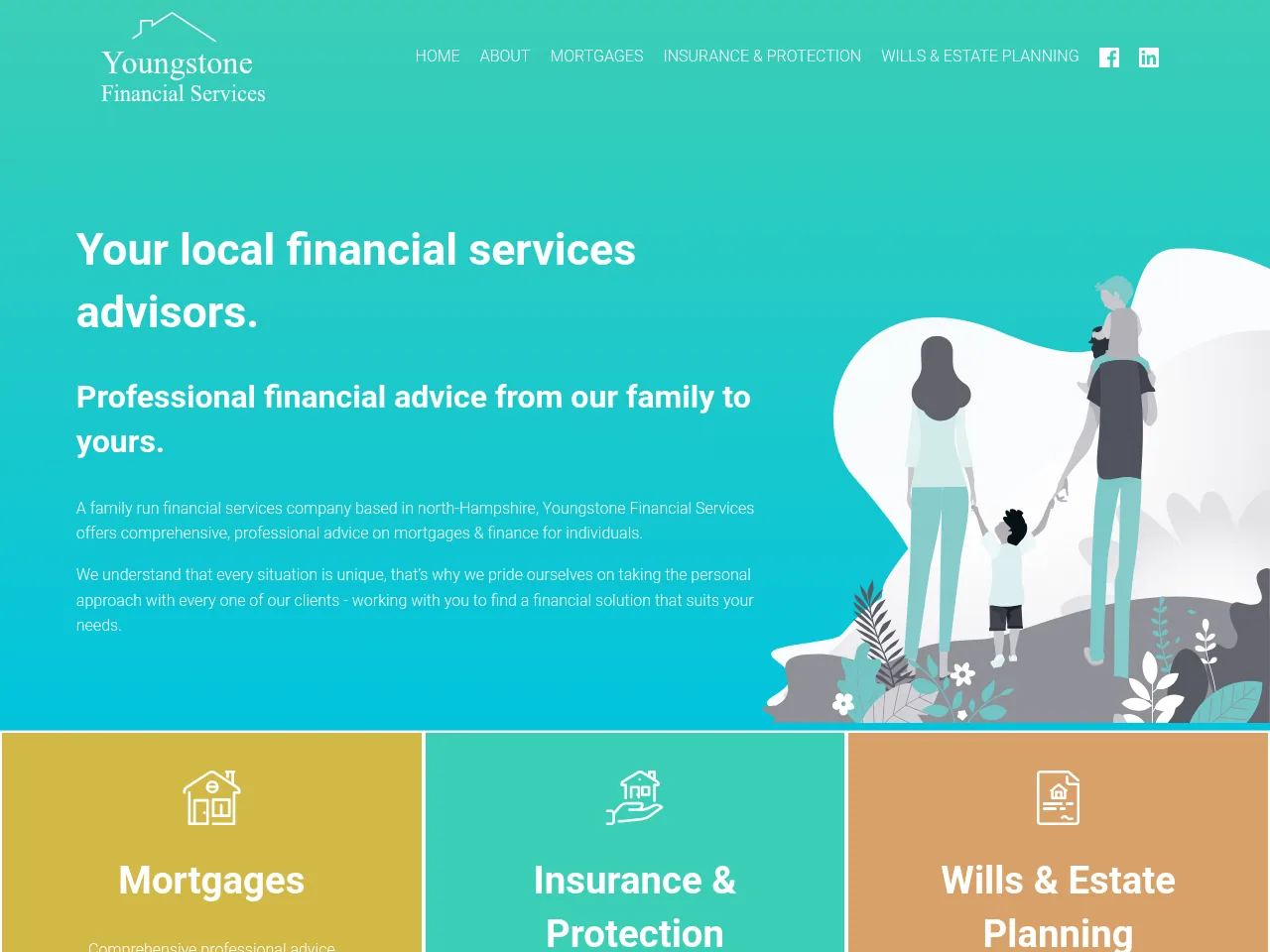 Youngstone Financial Services website preview