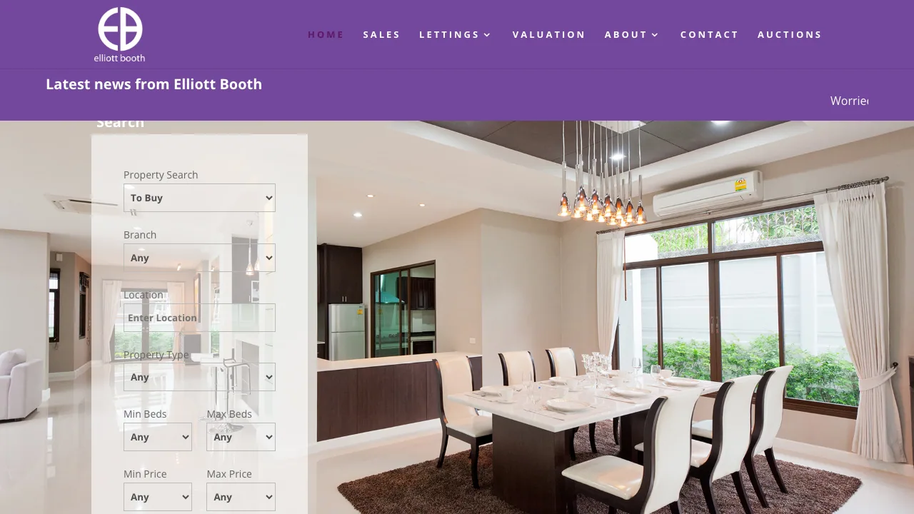 Elliott Booth website preview