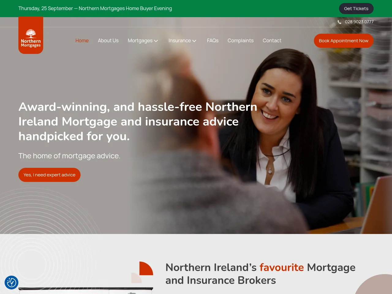 Links MortGages Insurance Company website preview