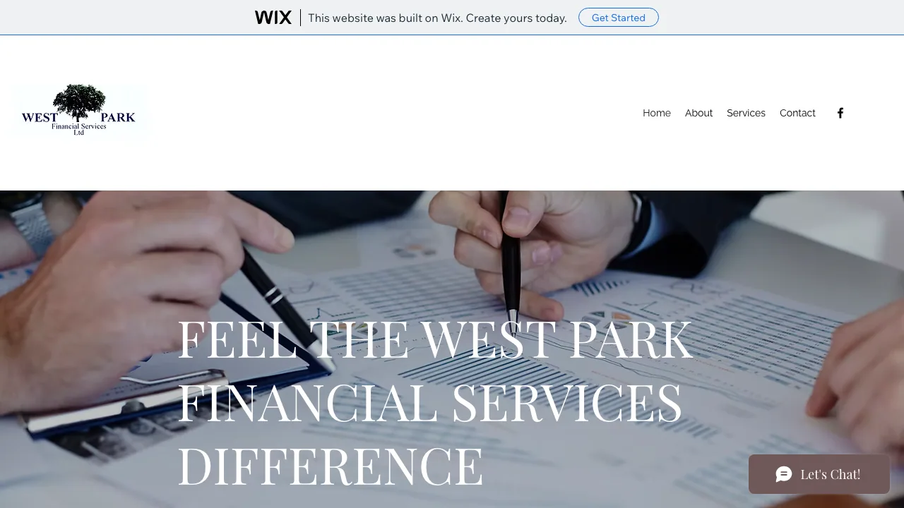 West Park Financial Services website preview