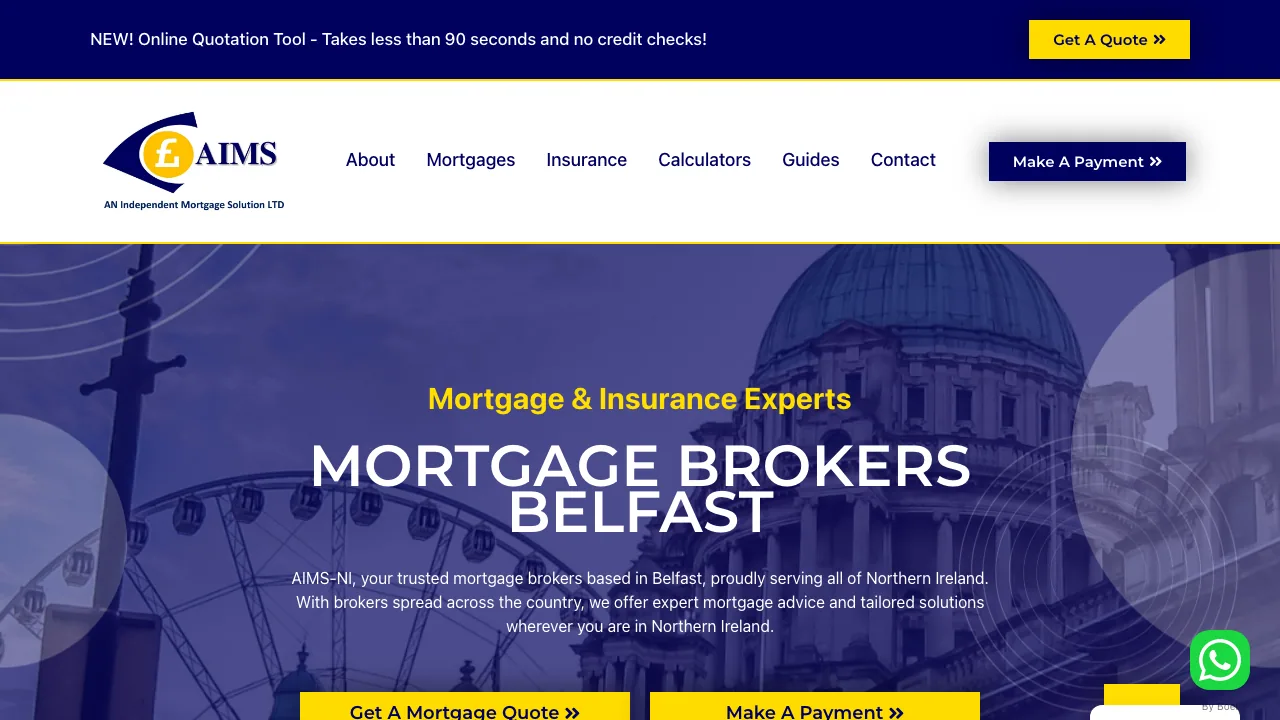 An Independent Mortgage Solution Ltd website preview