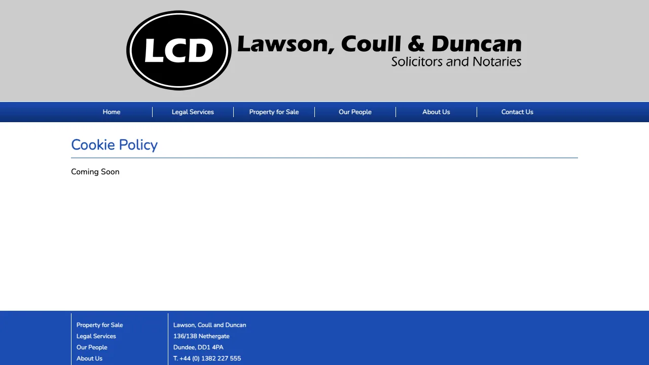 Lawson Coull & Duncan website preview