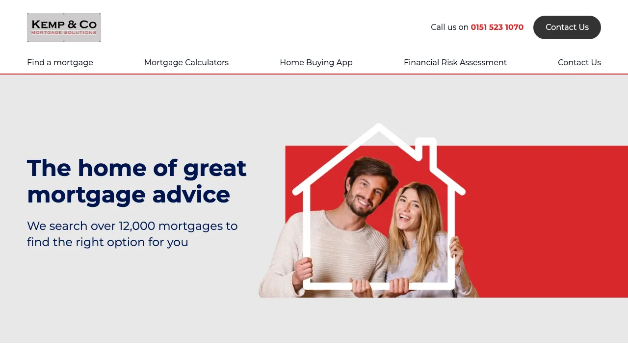 Kemp & Co Mortgage Solutions website preview