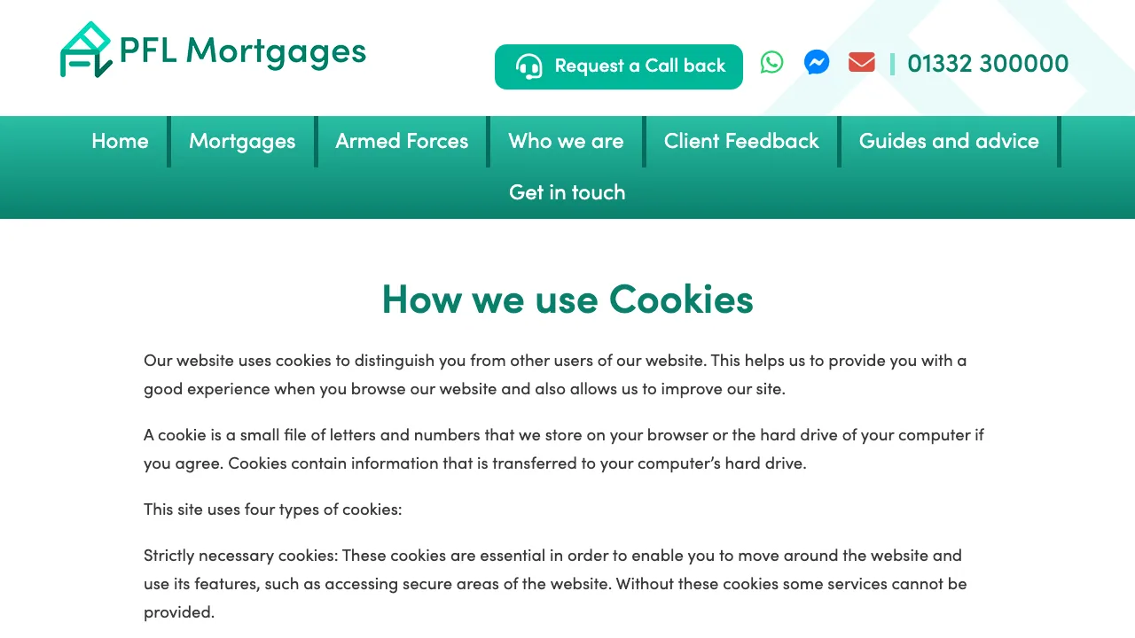 Protect for Life Ltd website preview