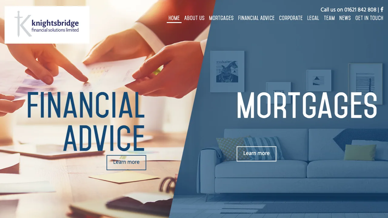 Knightsbridge Financial Solutions Ltd website preview