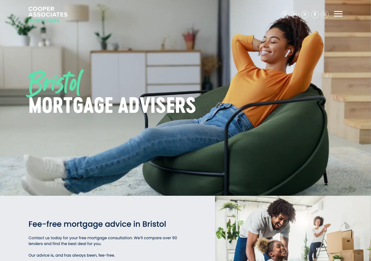 Bristol Mortgage Advisors website preview