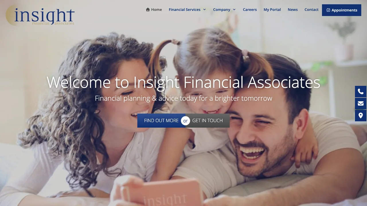 Insight Financial Associates Ltd. website preview