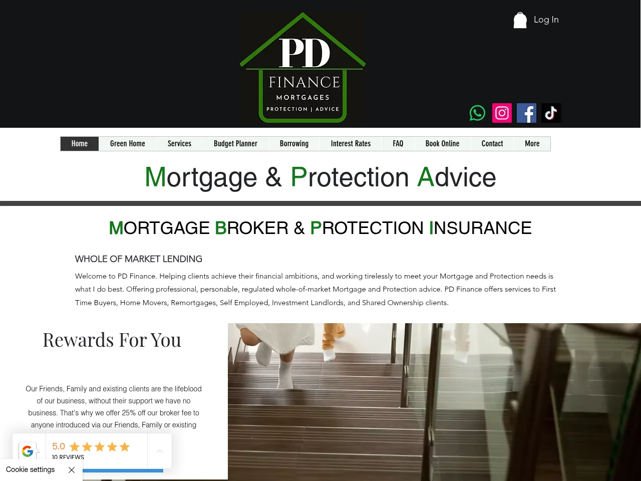 PD Finance website preview