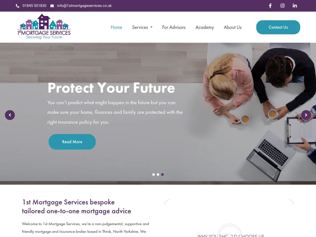 1st Mortgage Services website preview