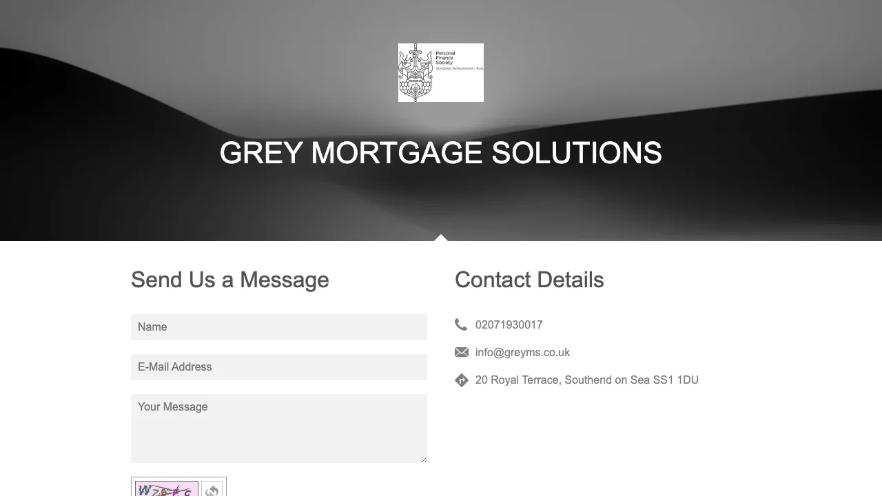 Grey Mortgage Solutions website preview