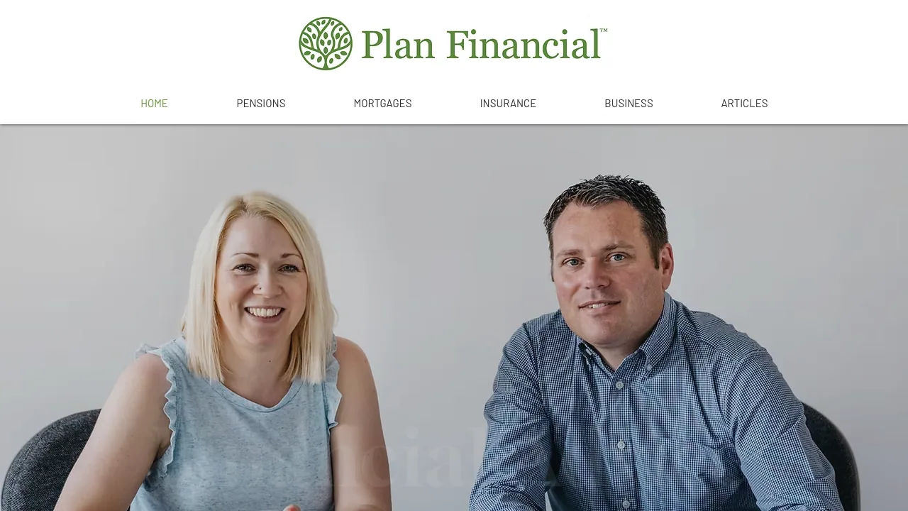 Plan Financial website preview