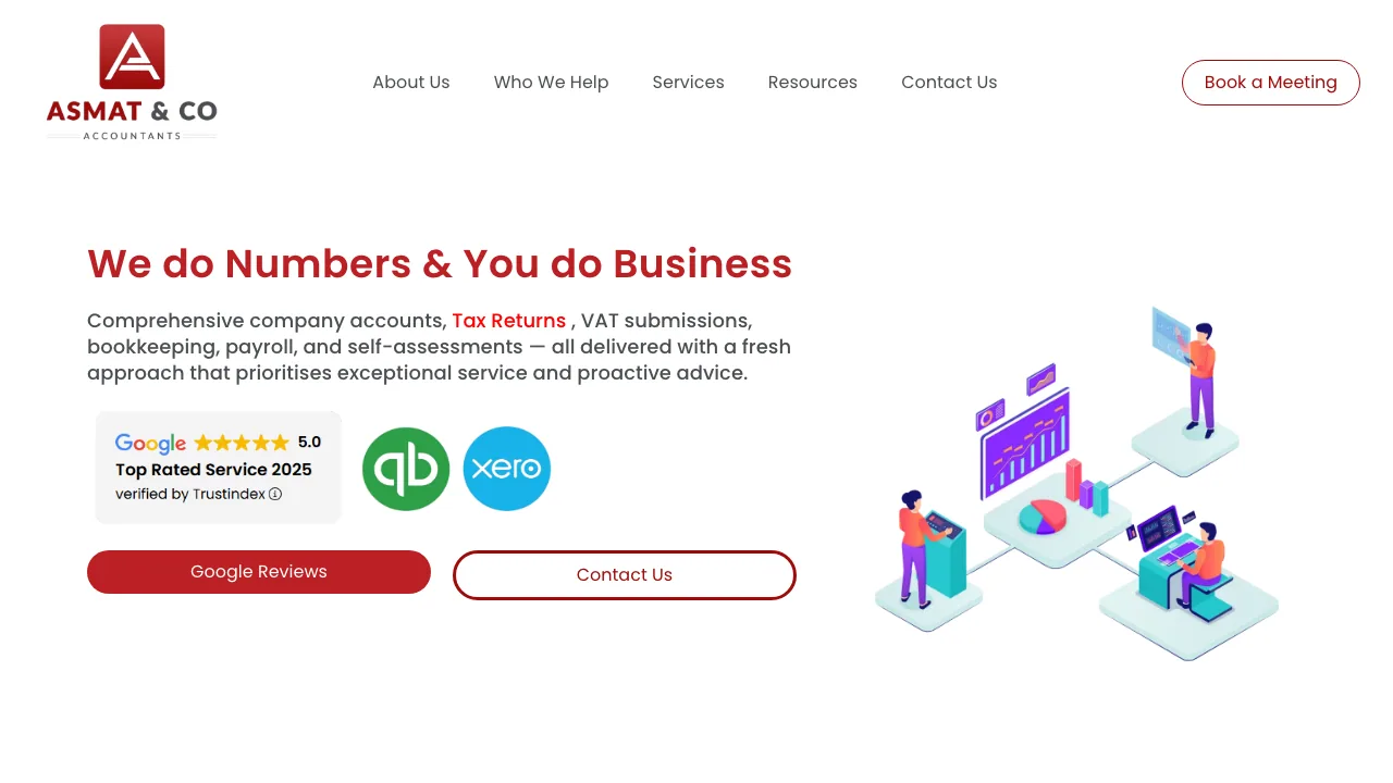 Asmat & Co | Slough | website preview