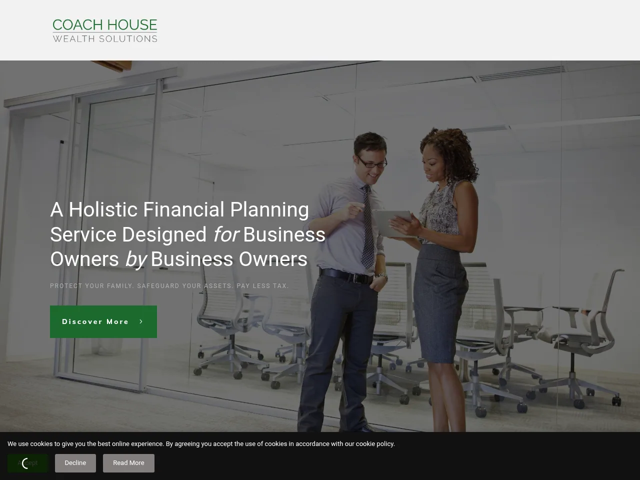 Coach House Wealth Solutions website preview