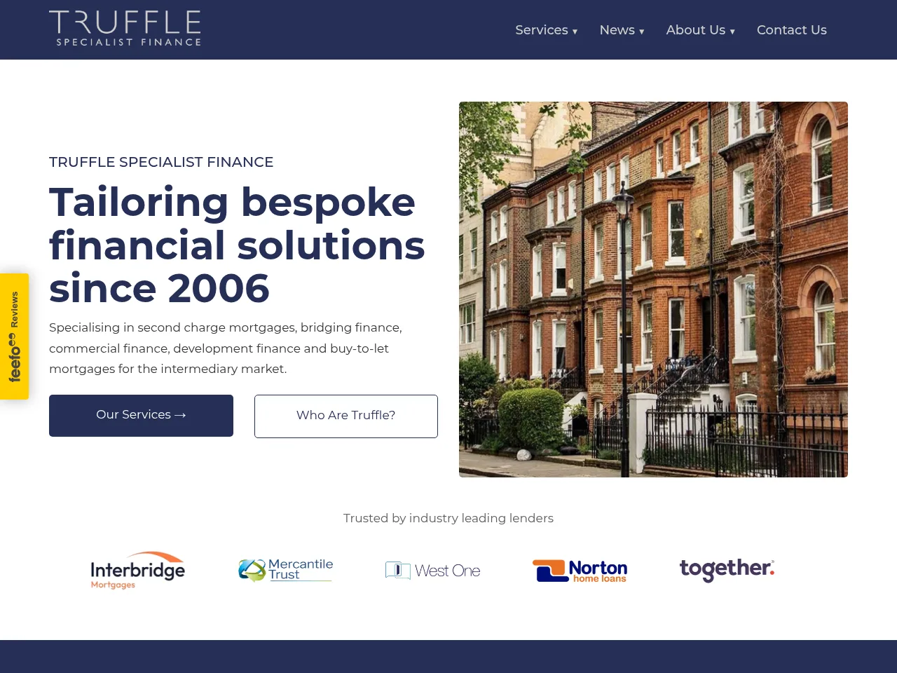 Truffle Specialist Finance website preview