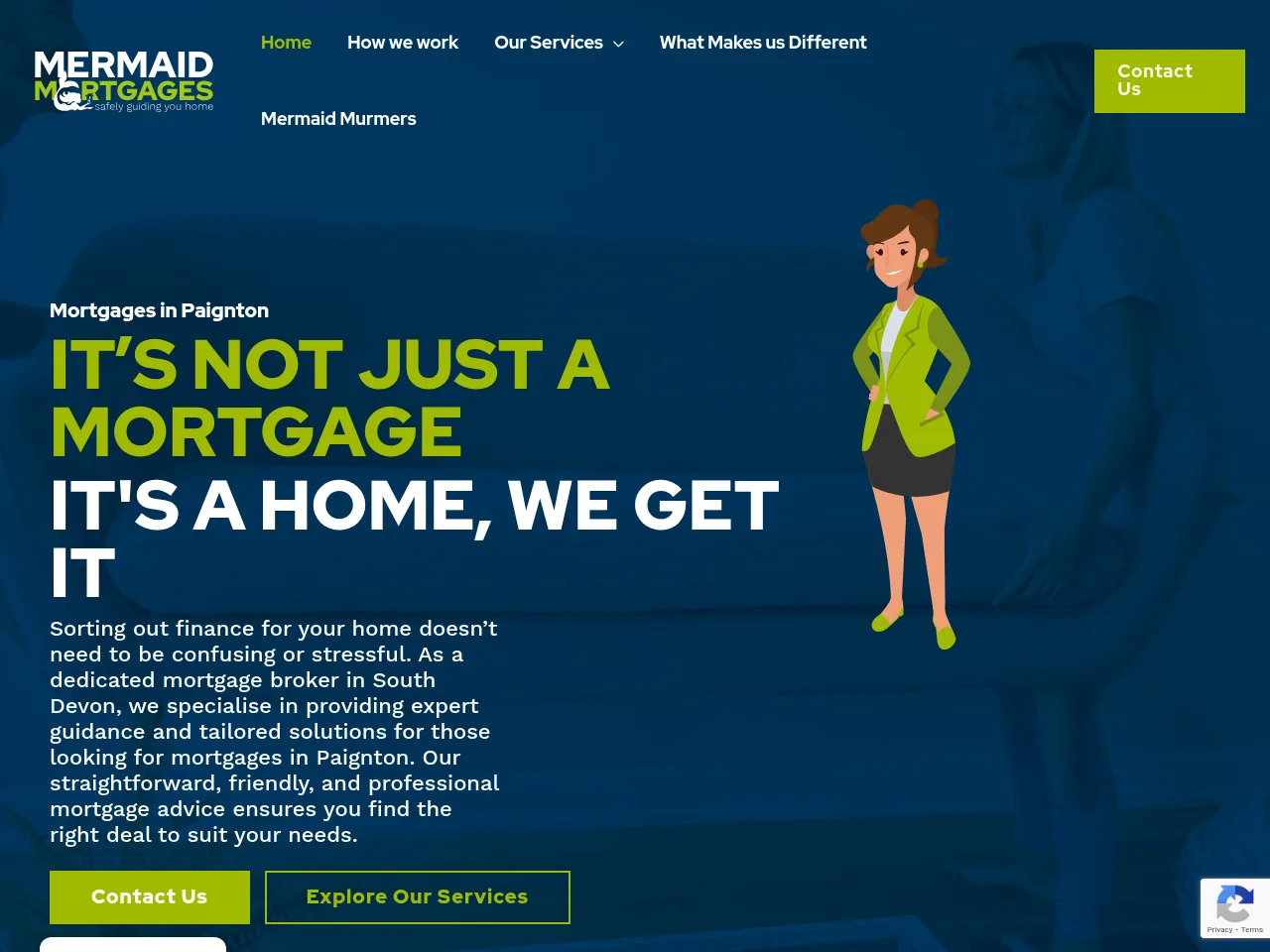 Mermaid Mortgages website preview
