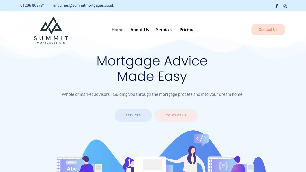 Summit Mortgages Ltd website preview
