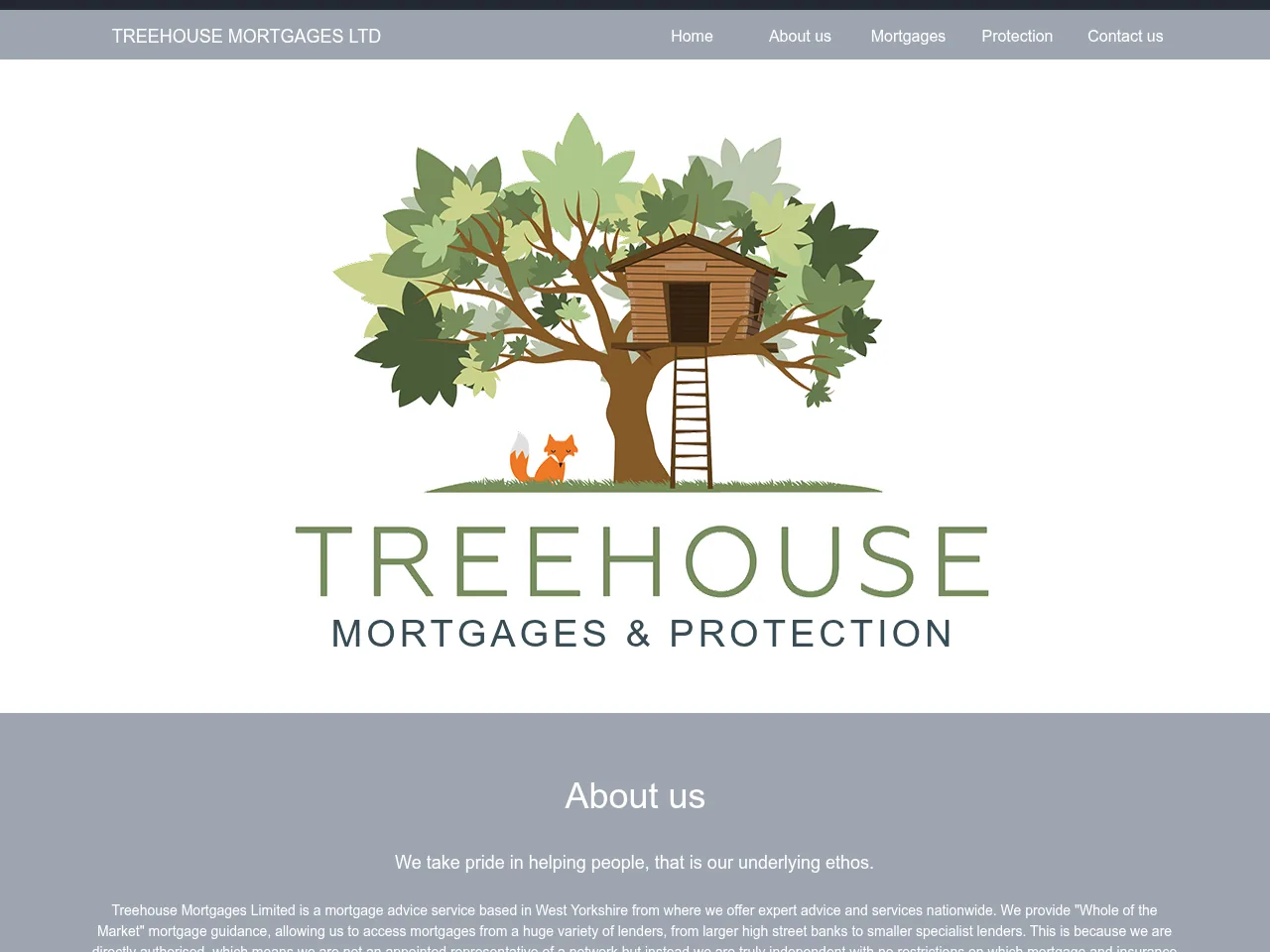 Treehouse Mortgages website preview