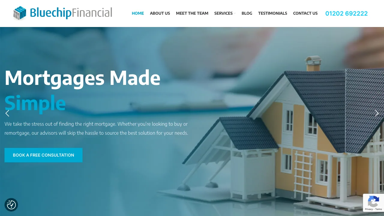Bluechip Financial Ltd website preview