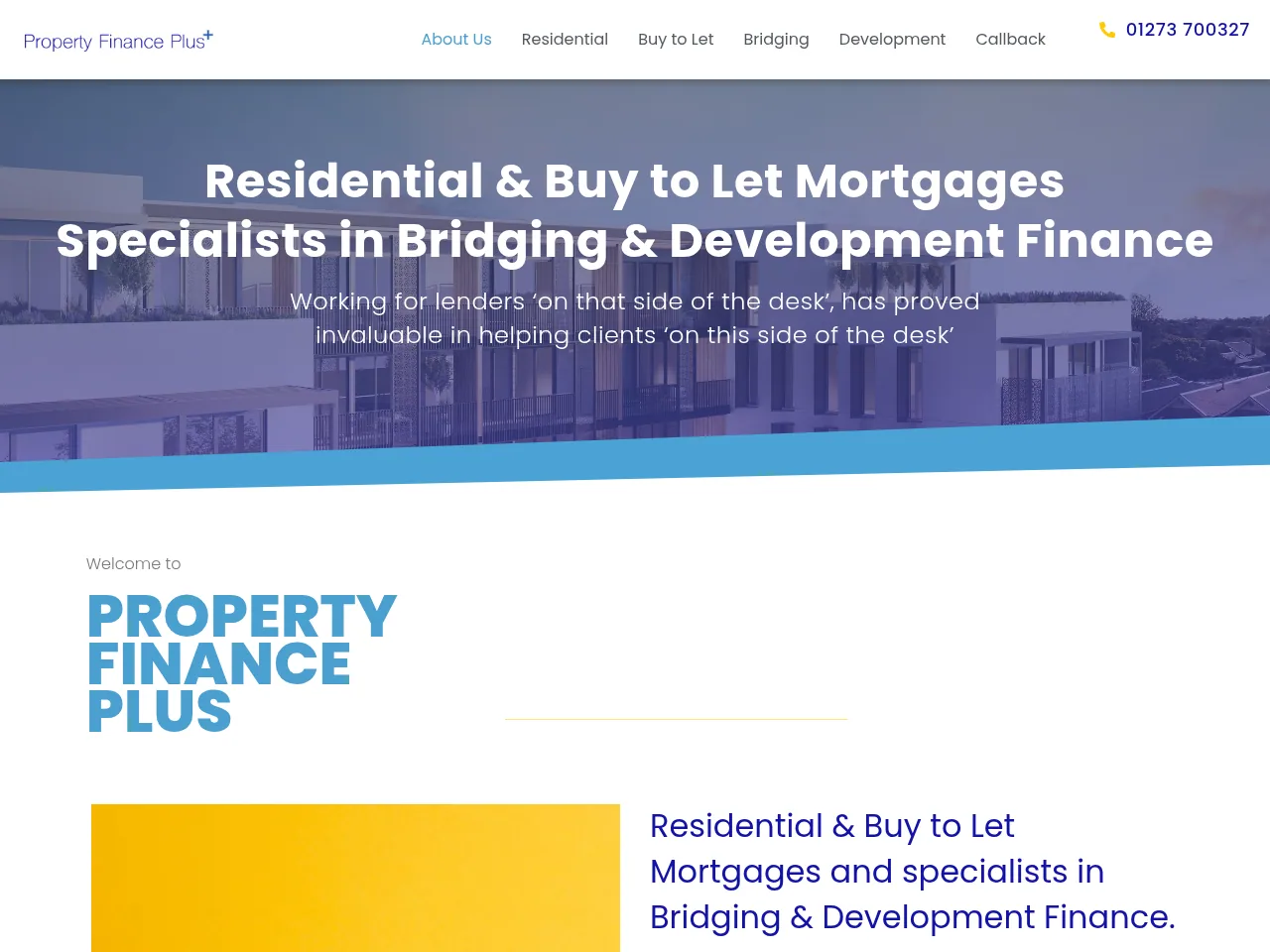 Property Finance Plus website preview