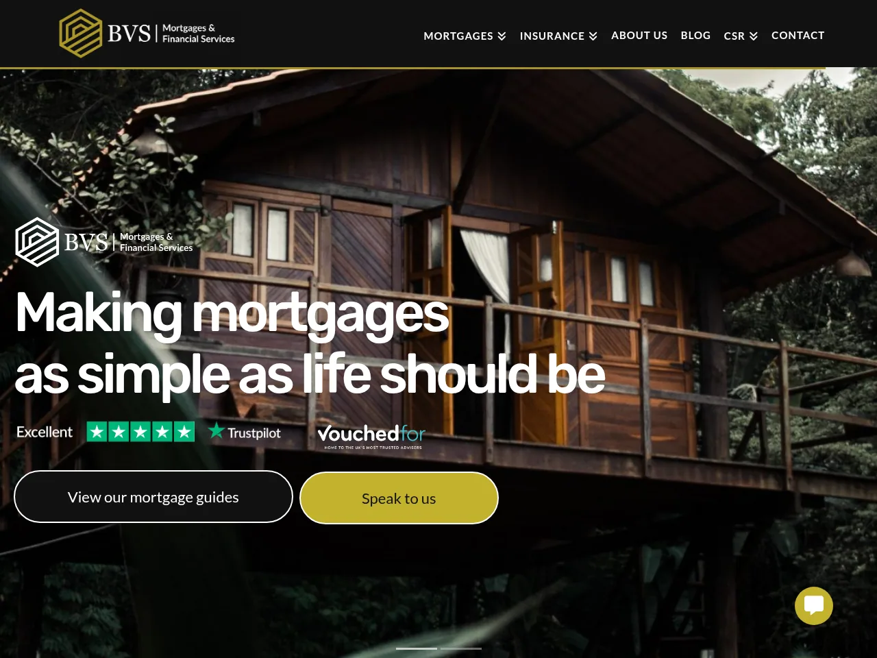 BVS Mortgages and Financial Services website preview