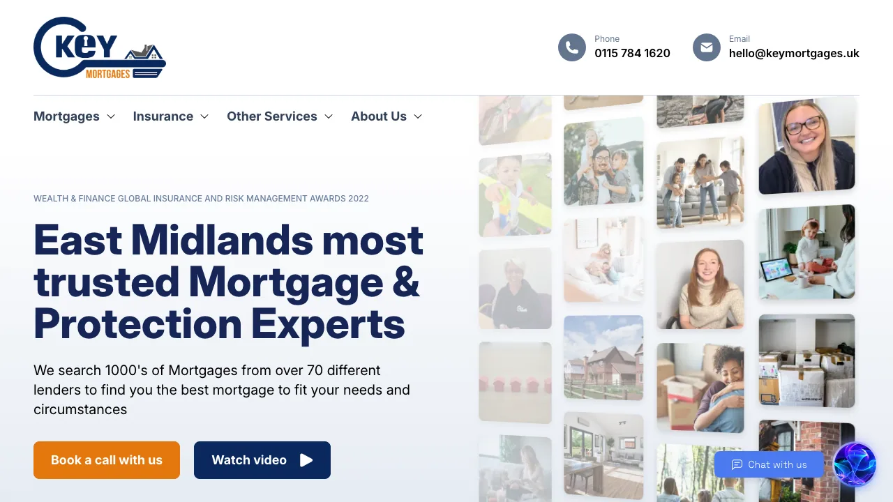 Peter Grout Key Mortgages website preview