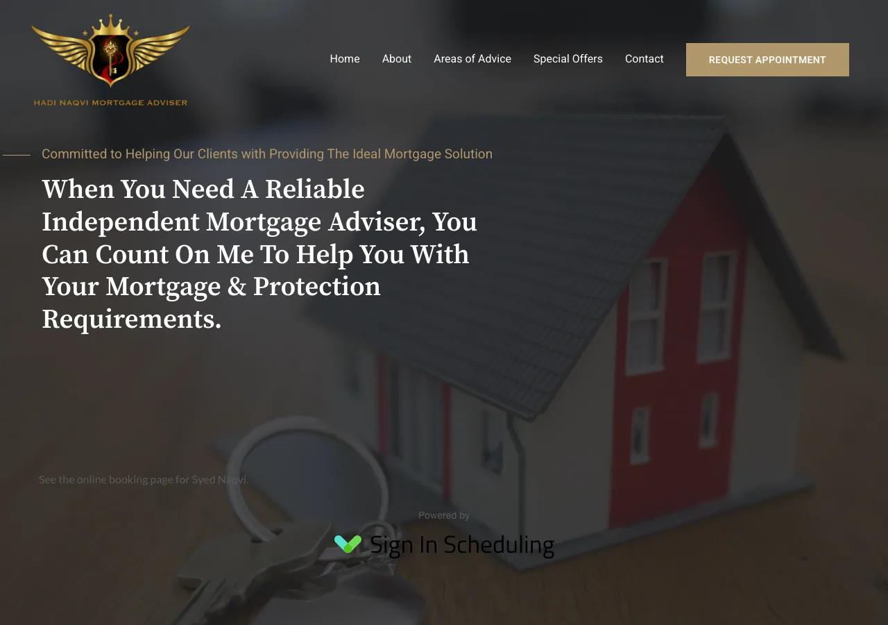 Hadi Naqvi website preview