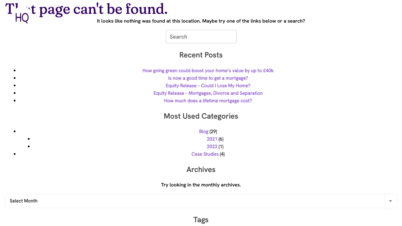 Dan Gale - HQ Mortgage & Finance Swindon website preview