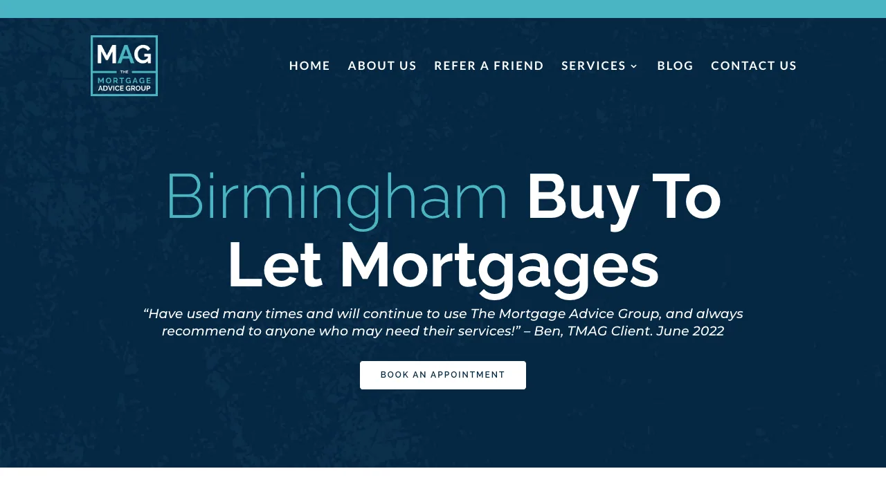 Birmingham Mortgage Advice website preview