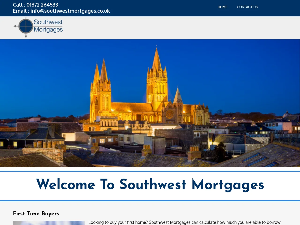 Southwest Mortgages website preview
