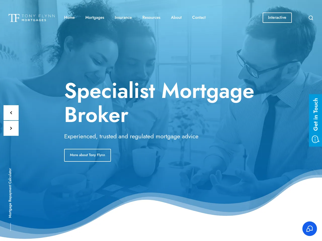 Tony Flynn Mortgages website preview