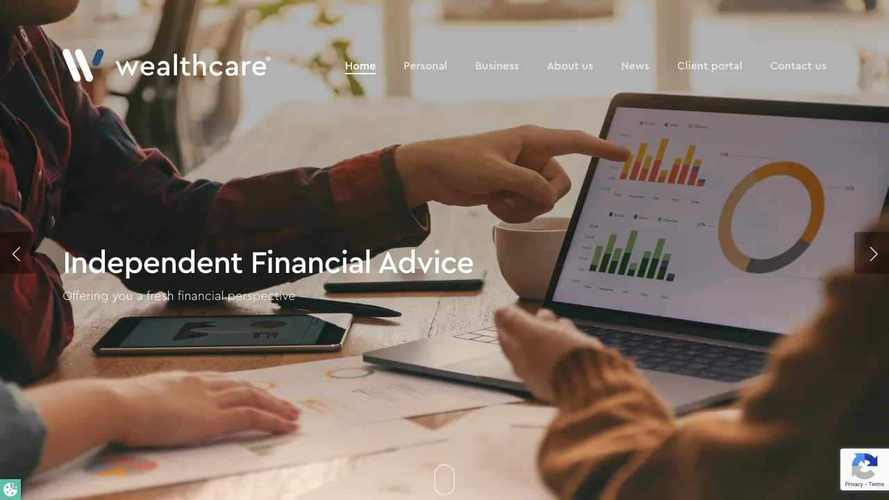 Wealthcare Ltd website preview