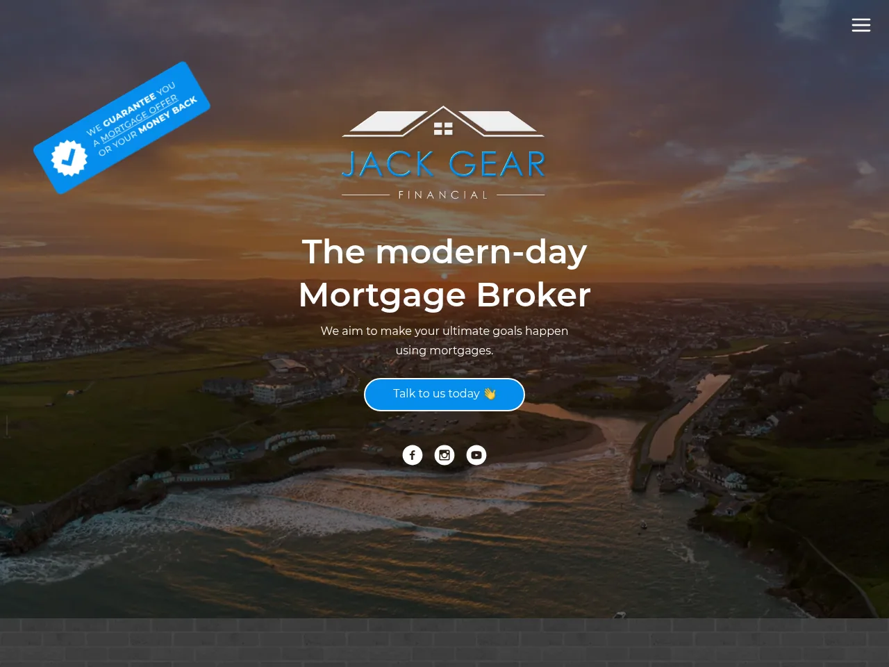 Jack Gear Financial website preview