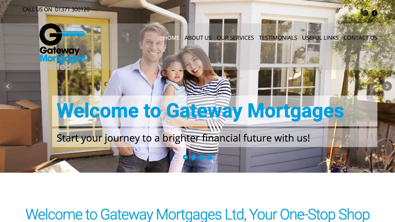 Gateway Mortgages Ltd website preview