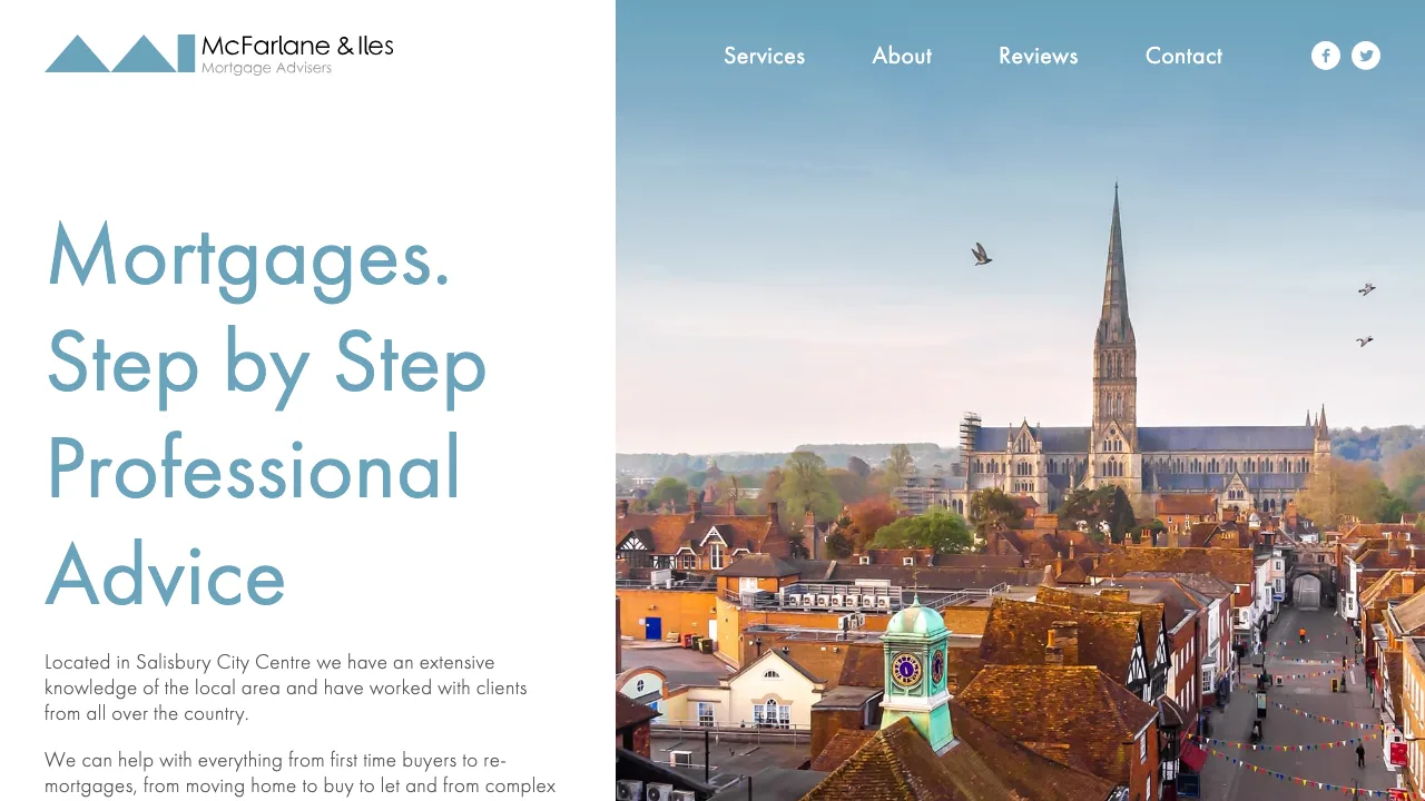 McFarlane & Iles Mortgage Advisers website preview
