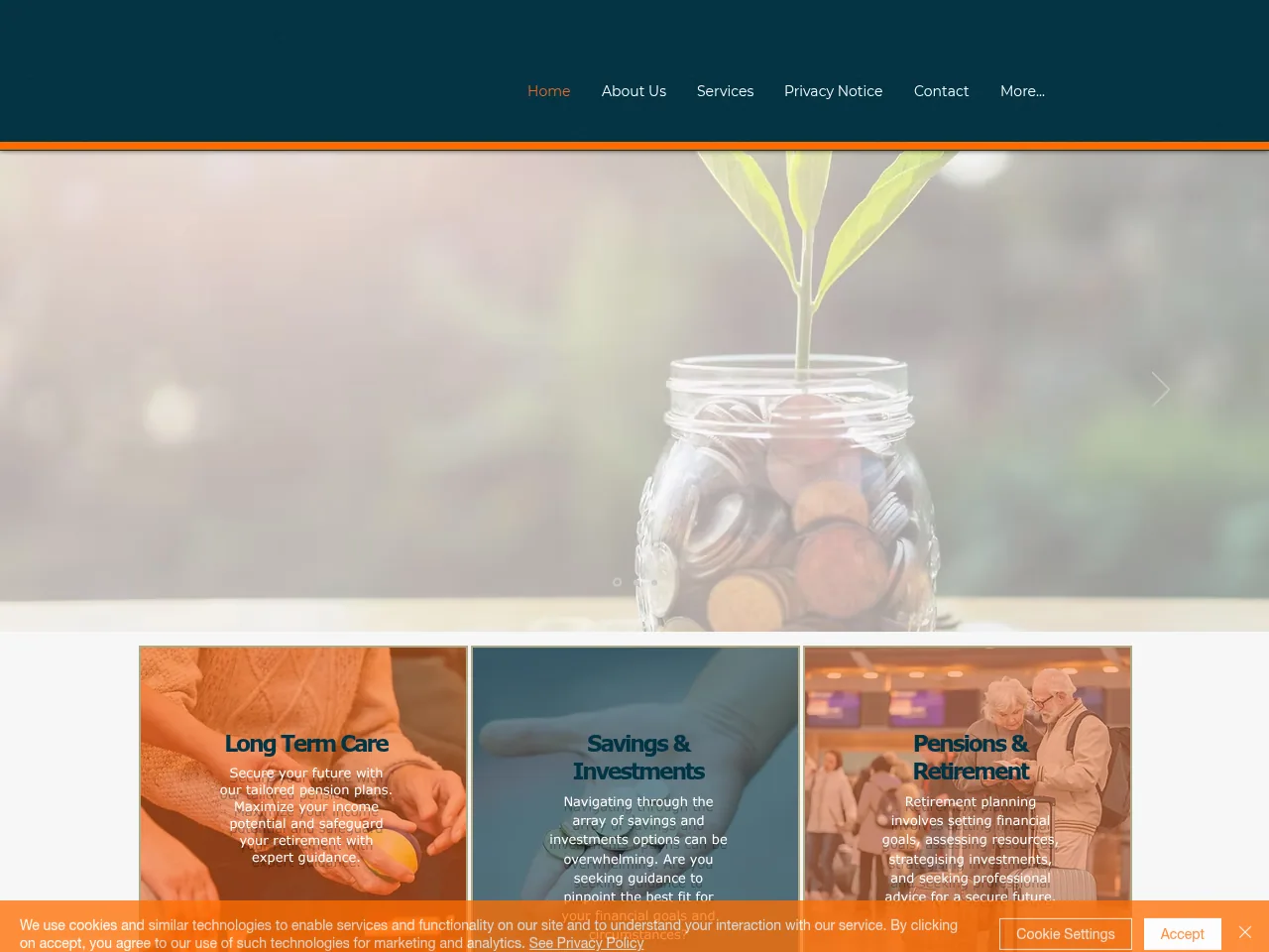 PSA Financial Services website preview