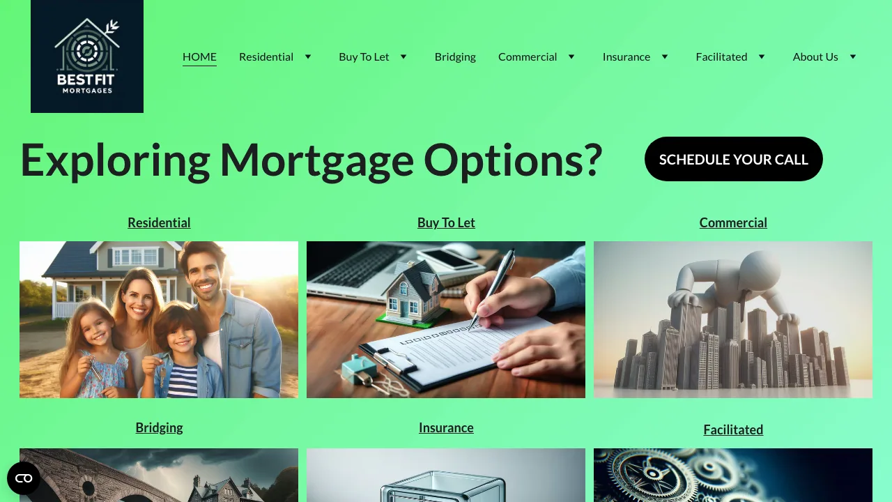 Best Fit Mortgages LTD website preview