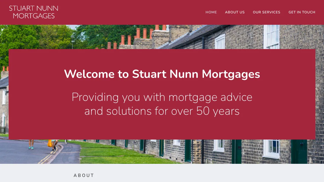 Stuart Nunn Mortgages website preview